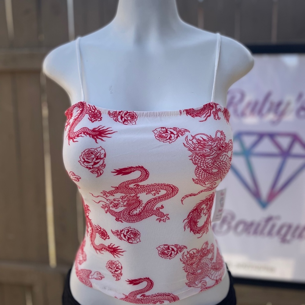 Red dragon top